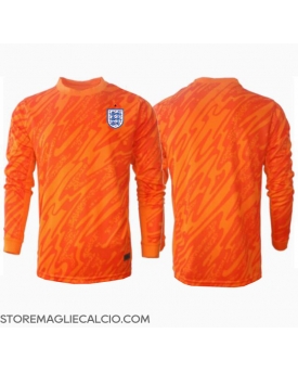 Inghilterra Portiere Maglia Gara Casa Repliche Europei 2024 Maniche Lunghe
